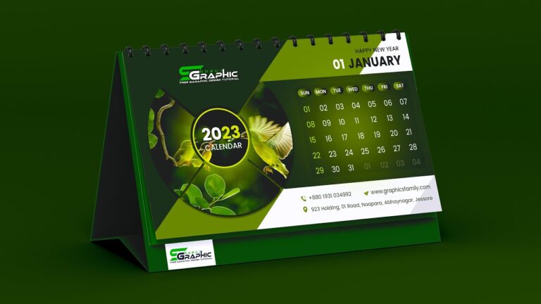 How to Design a Desk Calendar in Adobe Photoshop