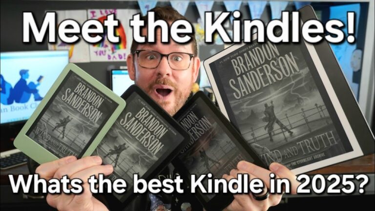 Meet The Kindles!  Comparing the 2025 Kindle Lineup. Which one is right for YOU?