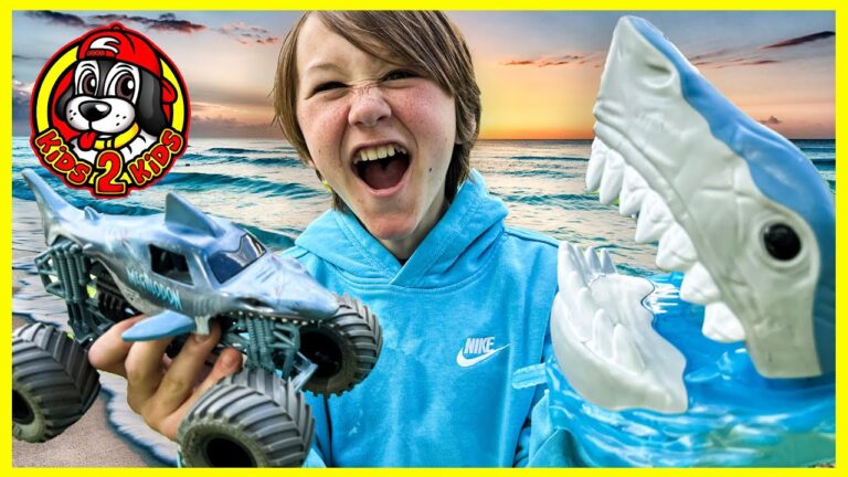 Our Favorite SHARK MONSTER TRUCK TOYS Compilation (Monster Jam & Hot Wheels Monster Trucks)