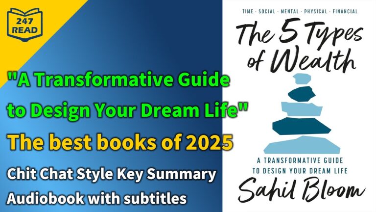 The 5 Types of Wealth Audiobook Chit Chat Style Key Summary with subtitles