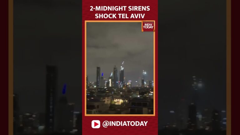 Iran Israel War: Tel Aviv Residents Woken In Middle Of The Night By Sirens Ringing Out Across City
