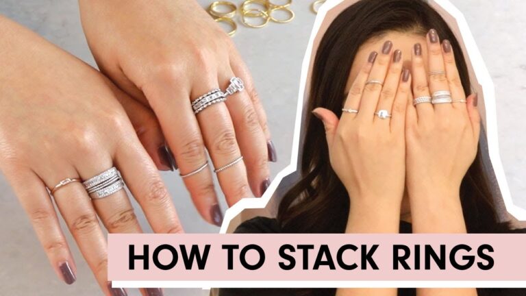 How To Stack Rings: 5 Easy Tips For The Minimalist Or Maximalist |  #stylewithsteph | KESTAN