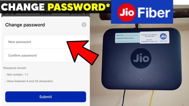 How To Change Jio Fiber Wifi Password in My Jio App | How to reset jiofiber username and password