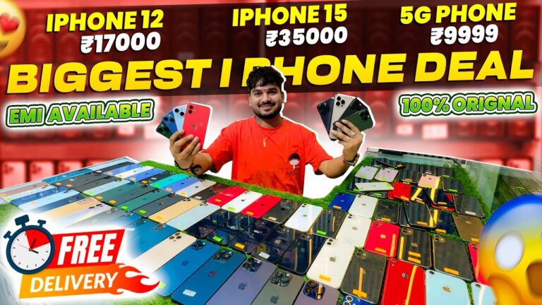 Biggest iPhone Sale Ever 🔥| Cheapest iPhone Market  | Second Hand Mobile | iPhone15 Pro iPhone 16