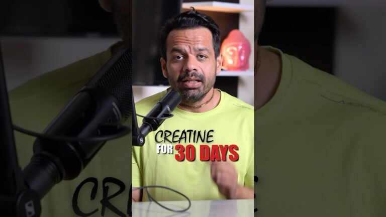 What happens when you take creatine for 30 days