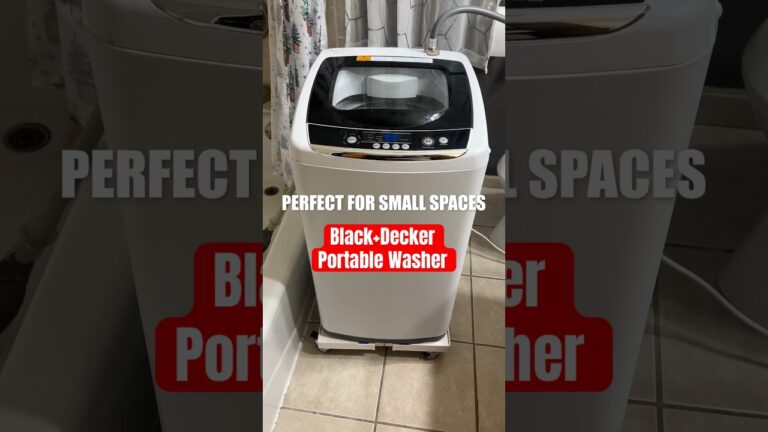 A Washing Machine For Small Spaces – Black+Decker Portable #products #amazon