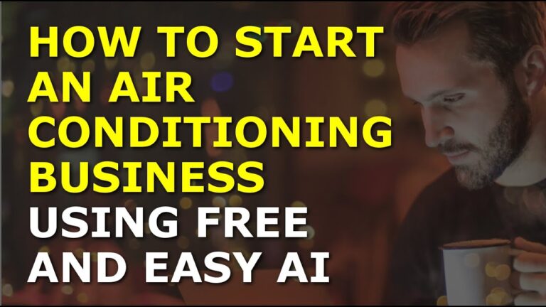 How to Start an Air Conditioning Business Using Powerful Free AI | Complete and Easy
