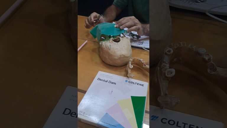 Teaching RUBBER DAM ISOLATION to my doctor prodigies at my dental finishing school