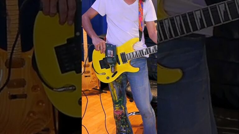 ELECTRIC GUITAR POWER DRILL #eddievanhalen
