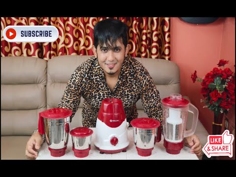 BAJAJ GX-75 JUICER MIXER GRINDER UNBOXING & REVIEW😍🥰👌