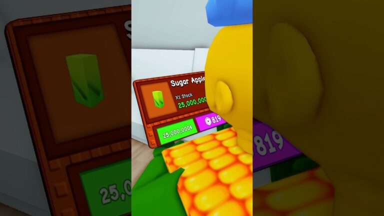 Sugar Apple on Stock #roblox #growagarden