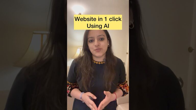 Build Fast Website using AI in 1 click | Best AI Website Builder Wide Canvas AI #viralshorts #ai