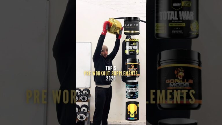 Top 5 Pre-Workouts of 2025: Knockout Edition! 🥊💥 #PreWorkoutRanking #BoxingChallenge #supplements