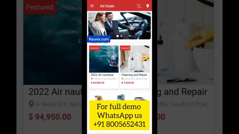 how to make app like olx | how to make classified app | olx clone | how to make app in usa | Raunix