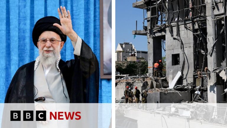 Iran and Israel launch further strikes as Israeli hospital is damaged | BBC News