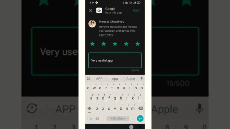 How to Give review on Google Play Store || #google #review_google_play