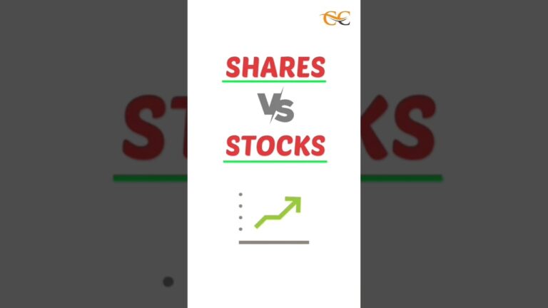 Difference between SHARES and STOCKS 📈 #shorts #sharemarket #stockmarket #investment