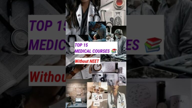 Top 15 Medical Courses without NEET