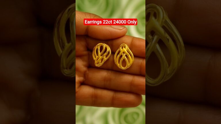 A STARTING 24000 EARRINGS 22CT👍💝😍🌈🙏🥰❤🌟NEW EARRINGS WITH PRICE #dailywearearring #shorts