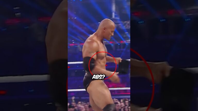 Why Does The Rock Have Zero Abs?🤔(@WIRED)