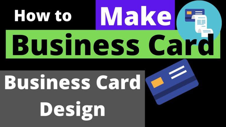 How to Create Best Business Card Free – Business Card Design