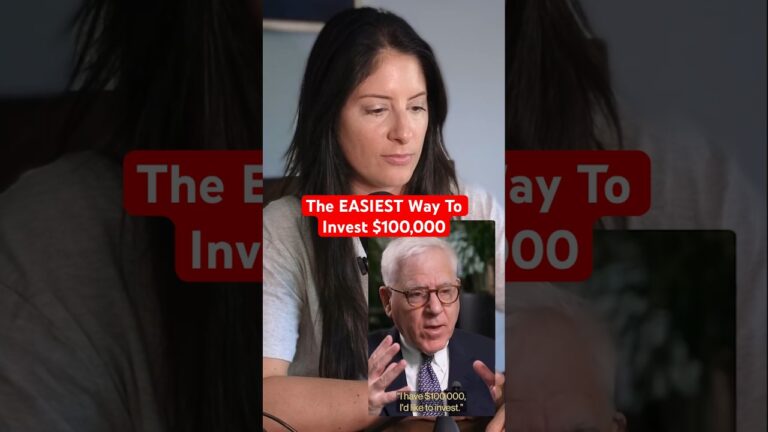 The EASIEST Way To Invest $100,000?