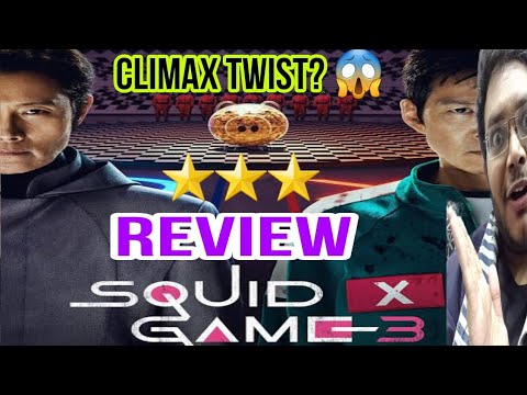 SQUID GAME SEASON 3 REVIEW | SQUID GAME 3 REVIEW | SQUID GAME THE FINAL SEASON WEB SERIES REACTION |