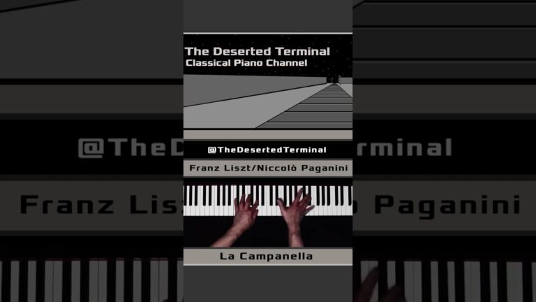#shorts #music #piano #classicalpiano #liszt #franzliszt La Campanella (2024) (Clip 1)