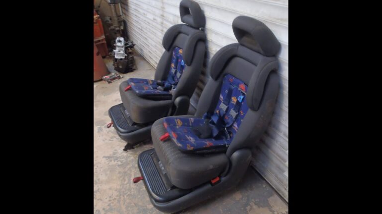 Pair Rear Detachable Seats, With Built in Booster Cushion & Baby Seat, From a Seat Alhambra