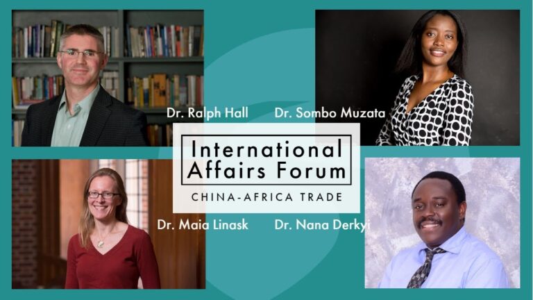 International Policy Forum: China-Africa Trade