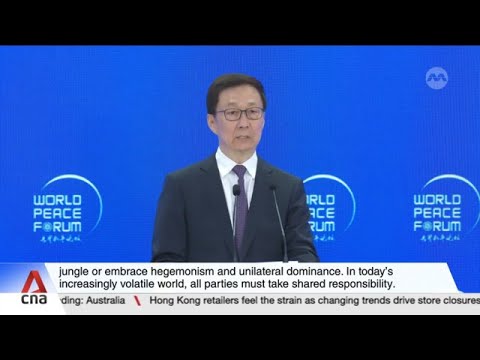 World Peace Forum: Chinese vice president says tariff and trade wars will have "no winners"