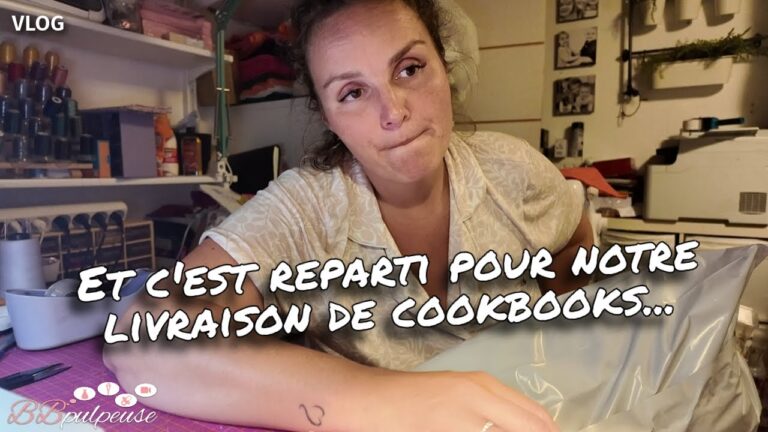 [. VLOG .] Et c'est reparti pour notre livraison de cookbooks… Dégoutée…