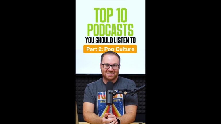 Top 10 Podcasts you should listen to Part 2: Pop Culture