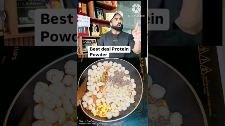 Fitness Coach Nitesh Soni's Desi protein powder #highprotein #fitness #powder #healthy #drink #video