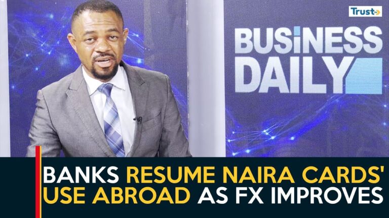 Banks Resume Naira Cards' Use Abroad As FX Improves | Business Daily