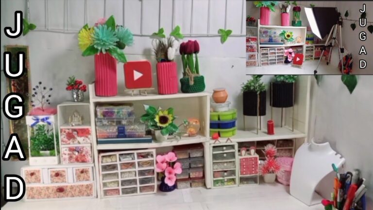 I Made My New STUDIO*! New Studio Tour!! (5 DIYs :Shelf, Tripod, Studio Lights,Organizer, & more..)