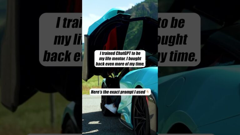 I Trained ChatGPT As My Mentor