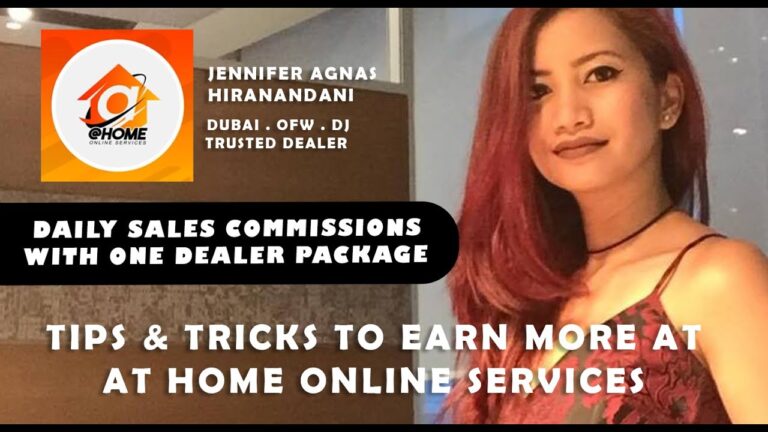 At Home Online Services E-Loading Business Daily Sales Bonus