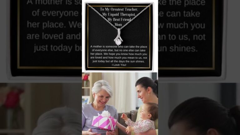 Necklace for Mom from Daughter, Gift ideas for mom