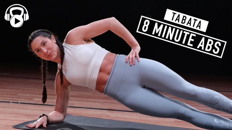 8 Minute Abs | Tabata | 16 Core Exercises | No Repeat