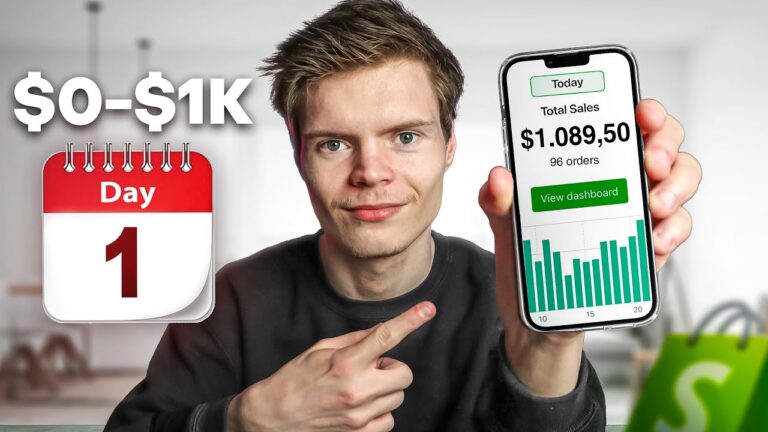 0-1K/Day With Shopify Dropshipping In 30 days (Full Course)