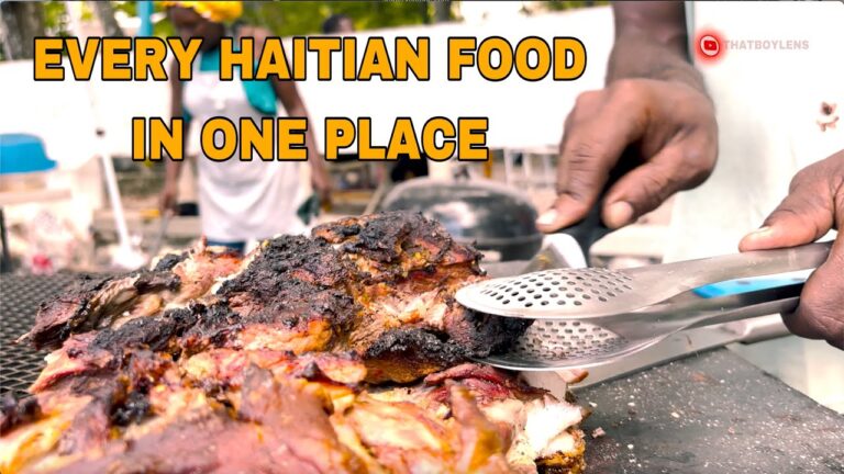 I went to an HAITIAN FOOD Festival in Haiti
