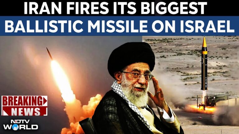 Iran Launches Missile On Israel | Iran: Fired Biggest Ballistic Missile, Khorramshahr, On Israel