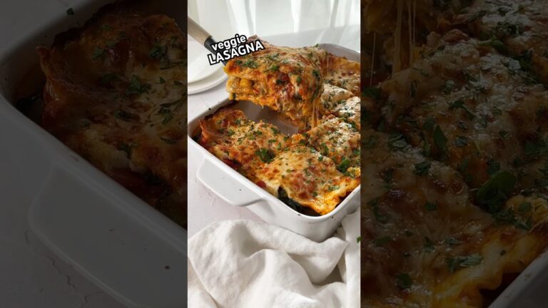 Day 16 of the 31 Day Vegetarian Challenge: Vegetable Lasagna 🤌 #lasagna