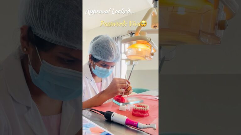 Cavity Ready, Viva Not😂 #telugu #dentistry #trending #youtubeshorts #explore #viva #approval