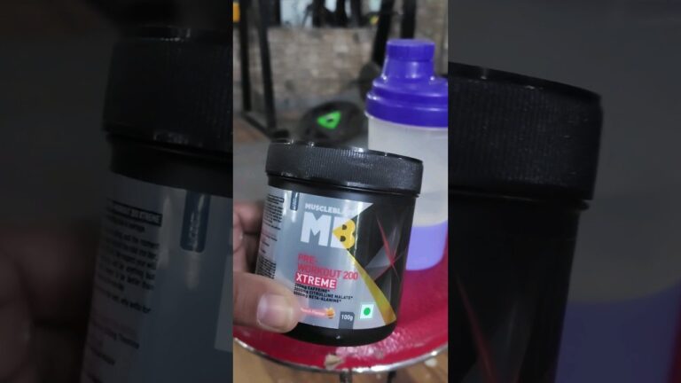 MB Pre-workout 200 XTREME 😳😳😳 #shorts #muscleblaze