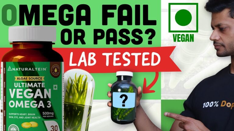 NATURALTEIN VEG OMEGA 3 LAB TEST REPORT || PASS OR FAIL ?? #review #fitness #health #youtube