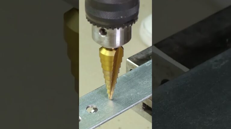 Step Drill Bits So Sharp