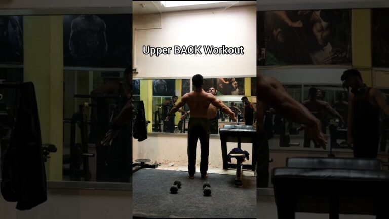 Upper BACK Workout |Gym Workout |gym shorts viral |workout at home |back workout| workout| d and fit