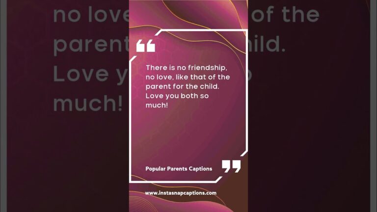 Popular Parents Captions For Instagram |  #Popular #Parents #Captions#Instagram #InstagramCaptions